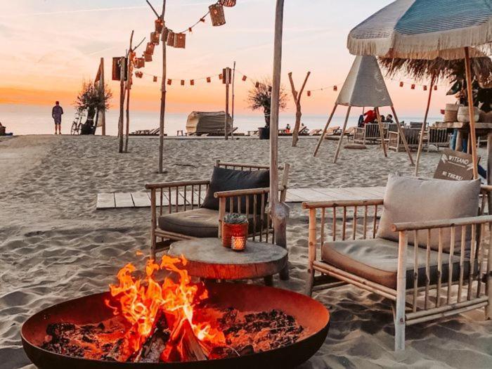 Beach Lodge 24 - Noordwijk Aan Zee - Met Eigen Tuin Esterno foto